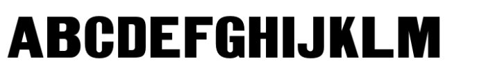 Gothic Grotesk JNL Regular Font UPPERCASE