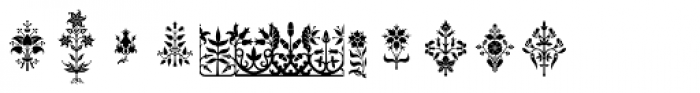 Gothic Herbarium Font LOWERCASE