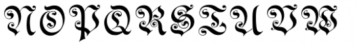 Gothic Initials One Font LOWERCASE