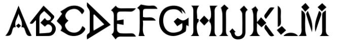 Gothic Ritual Regular Font UPPERCASE