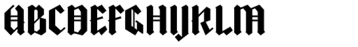 Gothic Tantrum Regular Font UPPERCASE