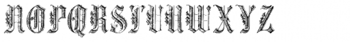Gothic Trashed Font UPPERCASE
