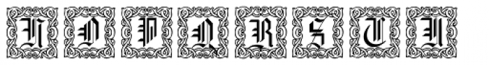 Gothic16 CGDecorative Font UPPERCASE