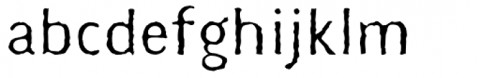 Gothico Antiqua Light Font LOWERCASE