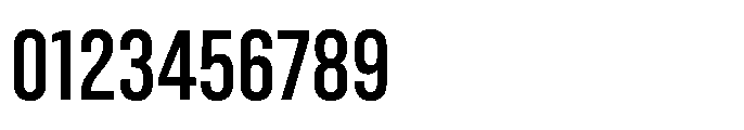 Gothig Condensed Bold Font OTHER CHARS