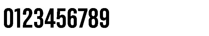 Gothig Condensed Extra Bold Font OTHER CHARS