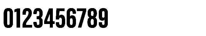 Gothig Condensed Heavy Font OTHER CHARS