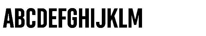 Gothig Condensed Heavy Font UPPERCASE