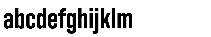 Gothig Condensed Heavy FONT