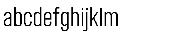 Gothig Condensed Light FONT
