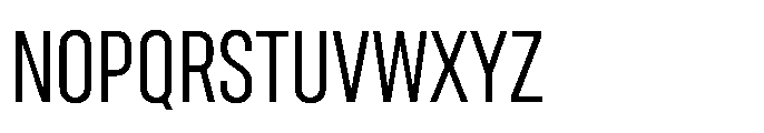 Gothig Condensed Regular Font UPPERCASE