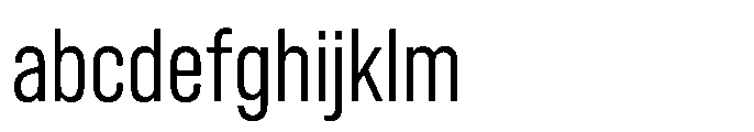 Gothig Condensed Regular FONT