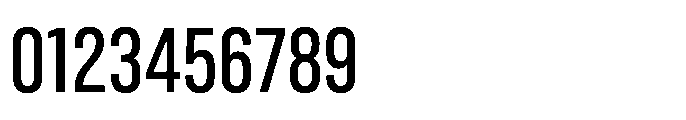 Gothig Condensed Semi Bold Font OTHER CHARS