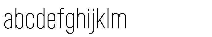 Gothig Condensed Thin FONT