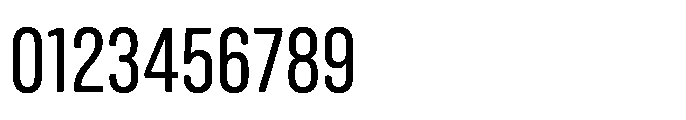 Gothig Round Condensed Medium Font OTHER CHARS