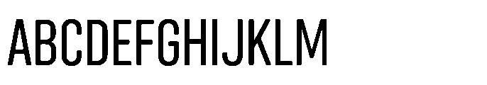 Gothig Round Condensed Medium Font UPPERCASE