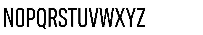 Gothig Round Condensed Medium Font UPPERCASE