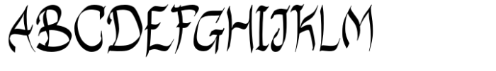 Gothy Black Regular Font UPPERCASE