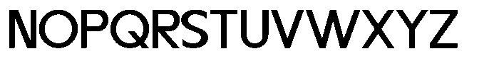 Gotib Font UPPERCASE