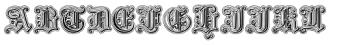 Gotische Lined Font UPPERCASE