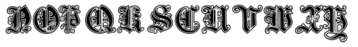 Gotische3 Lined Font UPPERCASE