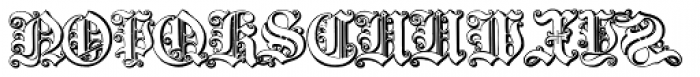 Gotische Font UPPERCASE