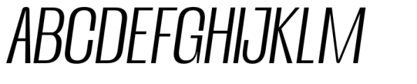 Gotkin Light Italic Font UPPERCASE