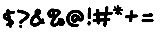 Gotta Illusy Regular Font OTHER CHARS