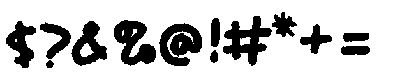 Gotta Illusy Trace Font OTHER CHARS