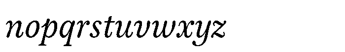Gotta Scotch Italic Font LOWERCASE