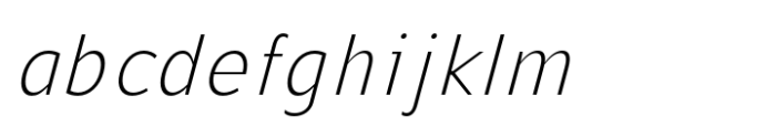 Gouble Extra Light Italic FONT