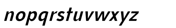 Gouble Medium Italic Font LOWERCASE