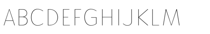 Gouble Thin Font UPPERCASE