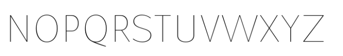 Gouble Thin Font UPPERCASE