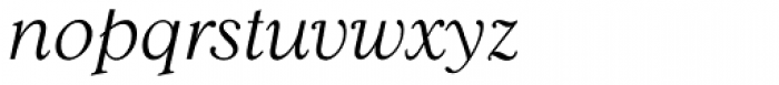 Goudy 38 Light Italic Font LOWERCASE