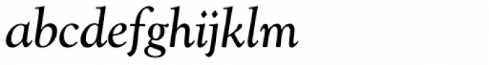 Goudy Catalogue Italic Font LOWERCASE