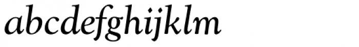 Goudy Catalogue SB Italic Font LOWERCASE