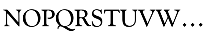 Goudy Catalogue Std Regular Font UPPERCASE