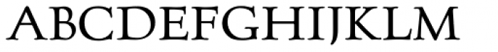 Goudy Forum Pro Font LOWERCASE