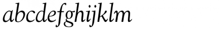 Goudy Italic Font LOWERCASE