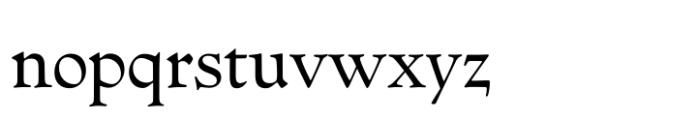 Goudy Lanston Display Font LOWERCASE