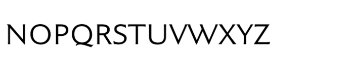 Goudy Lining Gothic Extra Light Font LOWERCASE