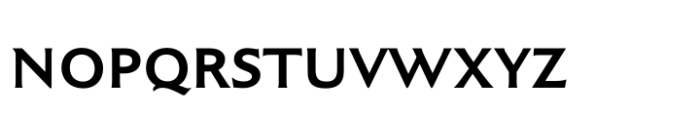 Goudy Lining Gothic Regular Font LOWERCASE