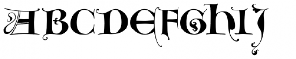 Goudy Lombardy Font UPPERCASE
