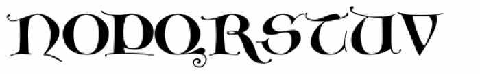 Goudy Lombardy Font LOWERCASE