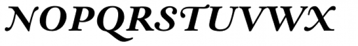 Goudy Modern MT Bold Italic Font UPPERCASE