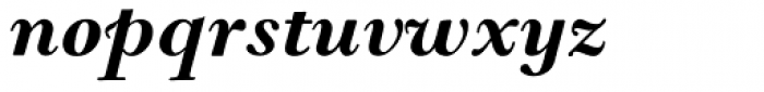 Goudy Modern MT Bold Italic Font LOWERCASE