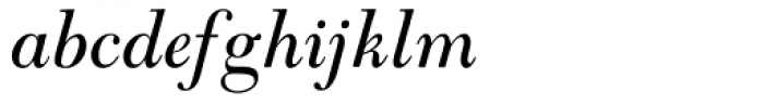 Goudy Modern MT Italic Font LOWERCASE