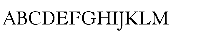 Goudy Modern Now Light Font UPPERCASE