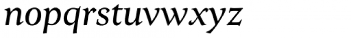 Goudy National Italic Font LOWERCASE